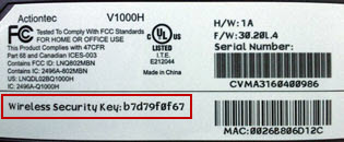 serial number modem